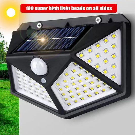 LED Outdoor Motion Sense Solar Wall Lamp