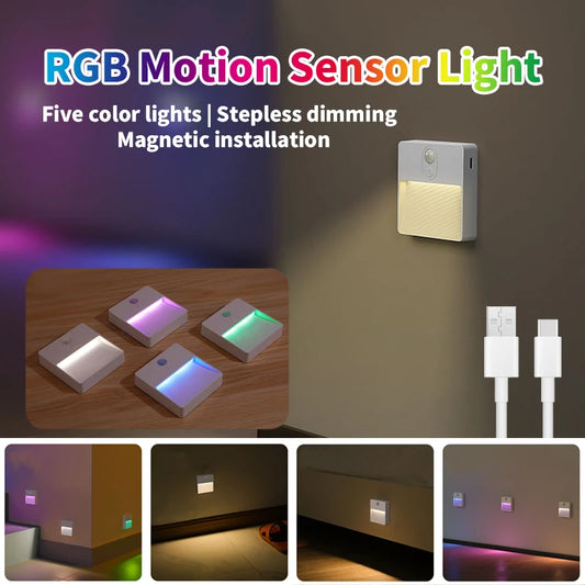 Motion-Sense RGB Night Light 