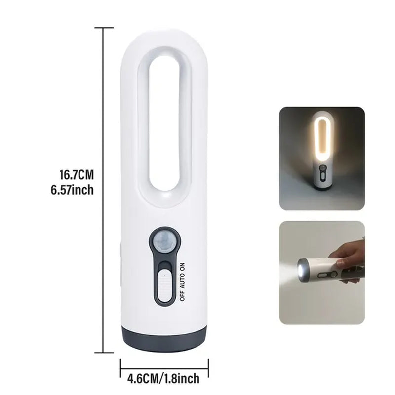 LED Motion-sense 2 in 1 Portable Flashlight