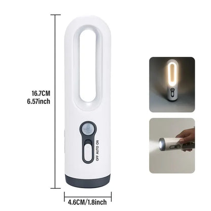 LED Motion-sense 2 in 1 Portable Flashlight