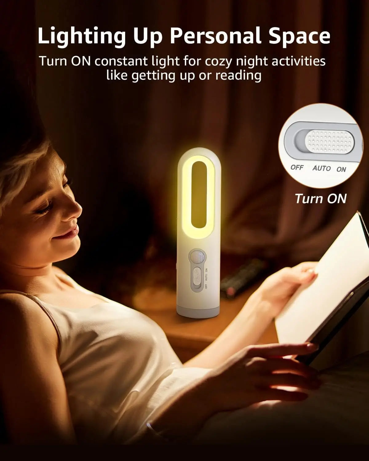 LED Motion-sense 2 in 1 Portable Flashlight