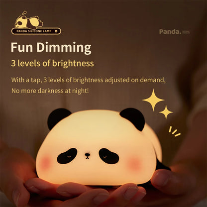 Kids LED Touch-Sense Panda Night Light 