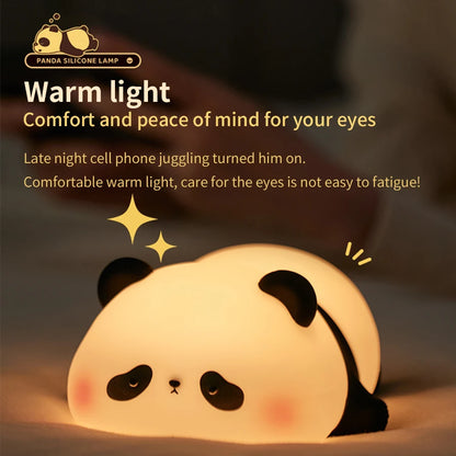 Kids LED Touch-Sense Panda Night Light 