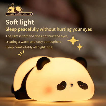 Kids LED Touch-Sense Panda Night Light 