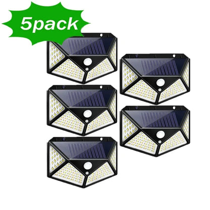 LED Outdoor Motion Sense Solar Wall Lamp