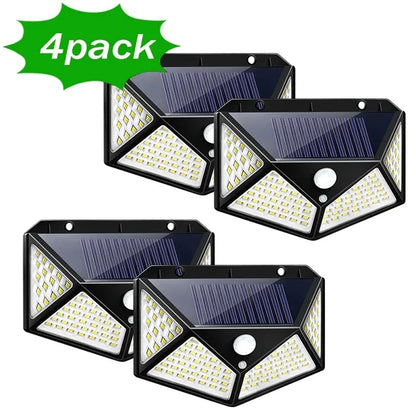 LED Outdoor Motion Sense Solar Wall Lamp
