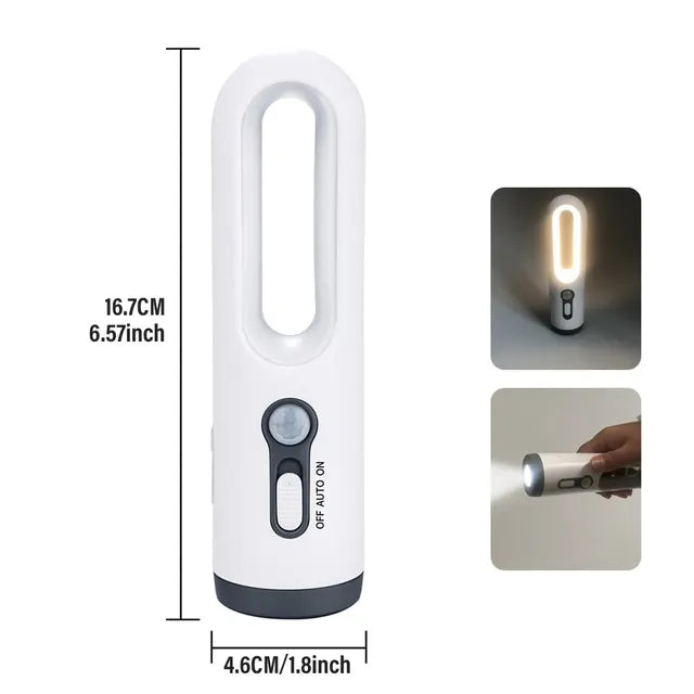 LED Motion-sense 2 in 1 Portable Flashlight