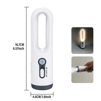 LED Motion-sense 2 in 1 Portable Flashlight