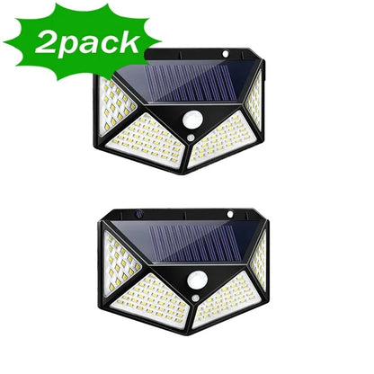 LED Outdoor Motion Sense Solar Wall Lamp
