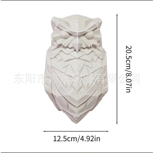 Wall Lamp Owl Eagle Shape Projector Modern Creative Atmosphere Sconce Light 3D Print Body Animal Lighting Lustre Halloween Xmas